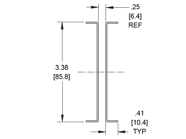 CC11: Cable carrier cross section